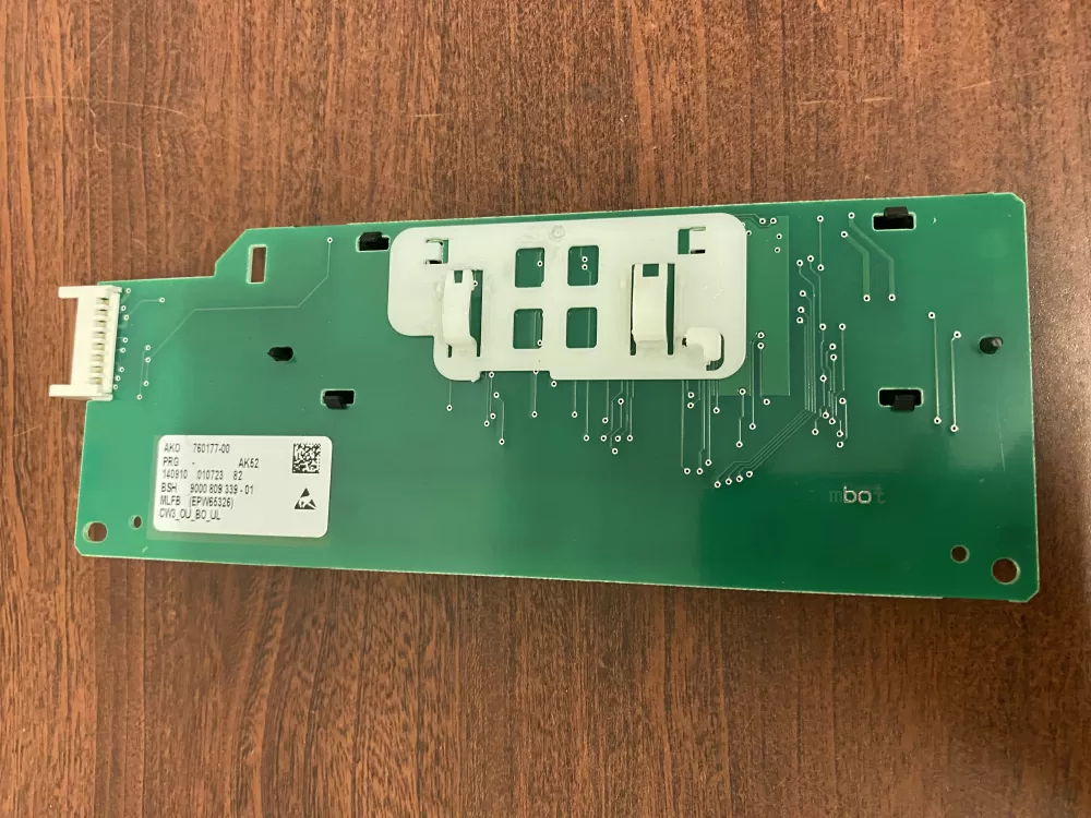 Bosch 9000 809 339-01 760177-00 Washer Control Board AZ37140 | BK56