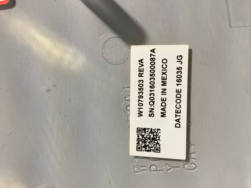 Whirlpool Kenmore W10793503 Dryer Control Panel AZ29405 | NRV14