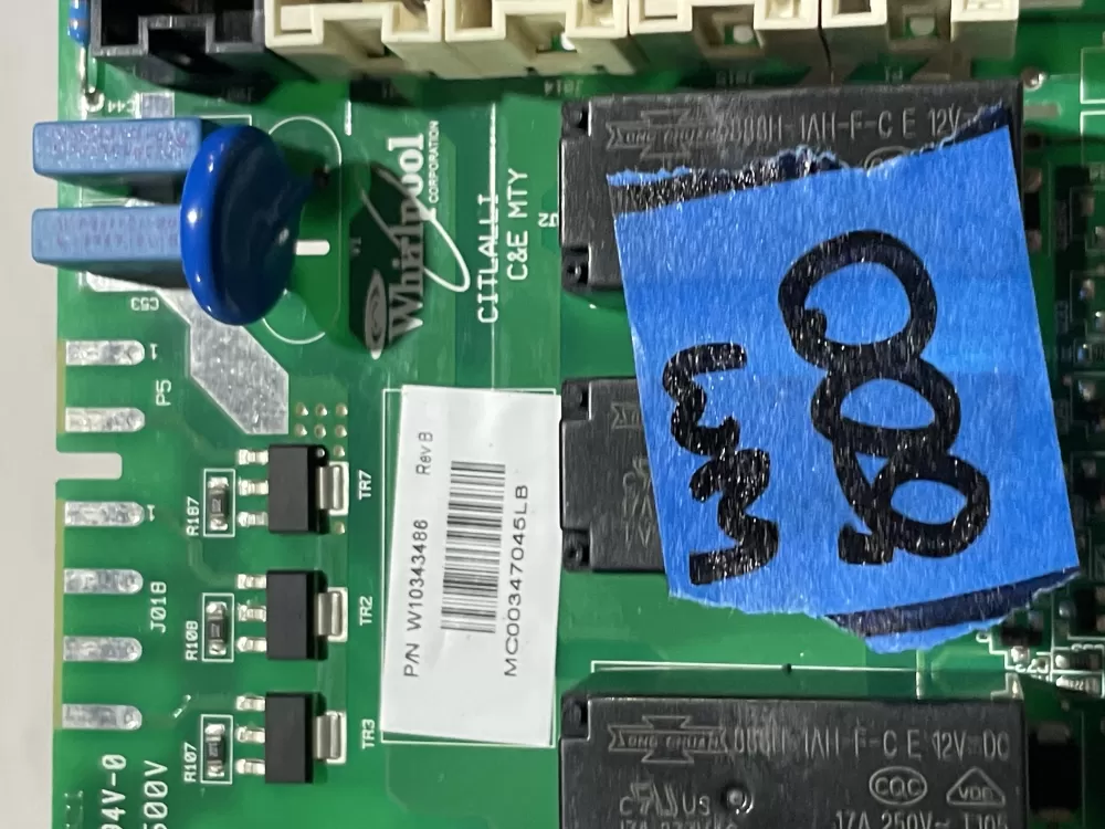 Whirlpool W10354087 W10406634 Washer Control Board AZ149112 | Wm800