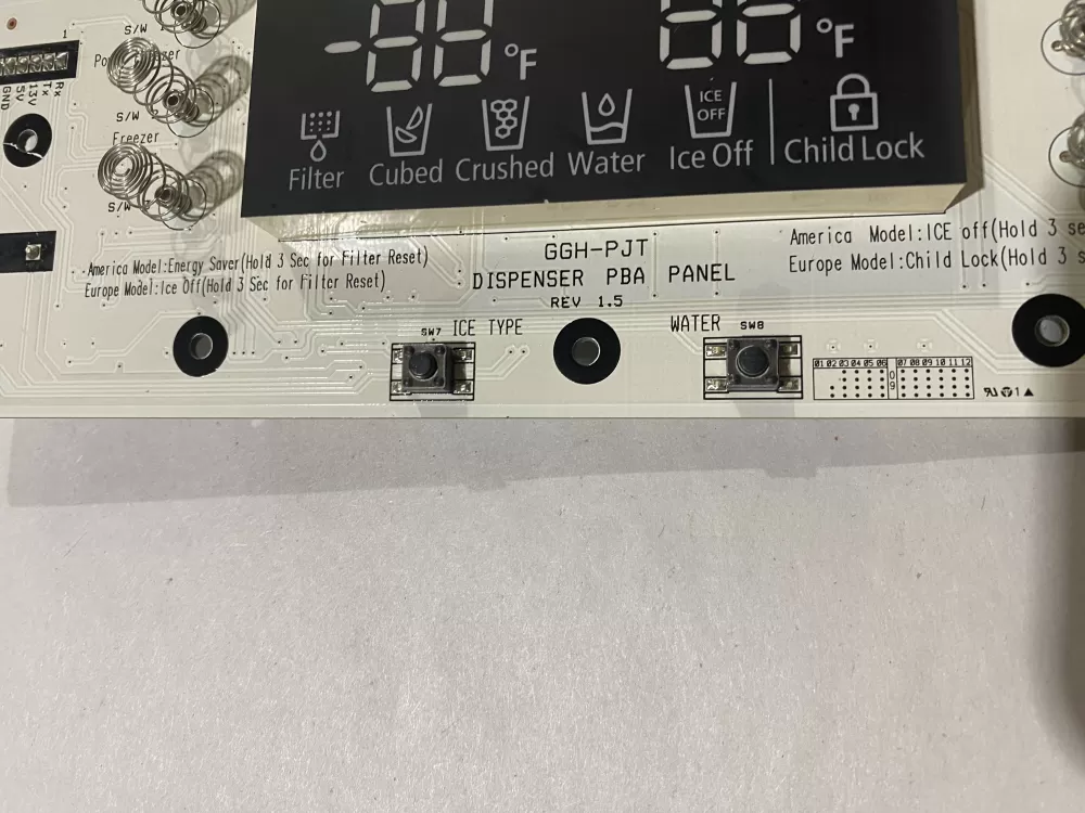 Whirlpool W11174242 Washer Control Panel AZ155533 | BK2538