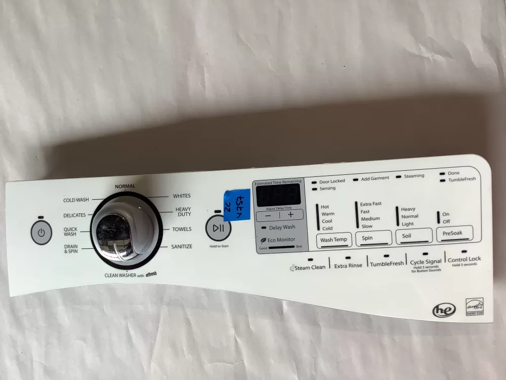 Whirlpool W10635635A Washer Control Panel AZ143268 | ZCV757
