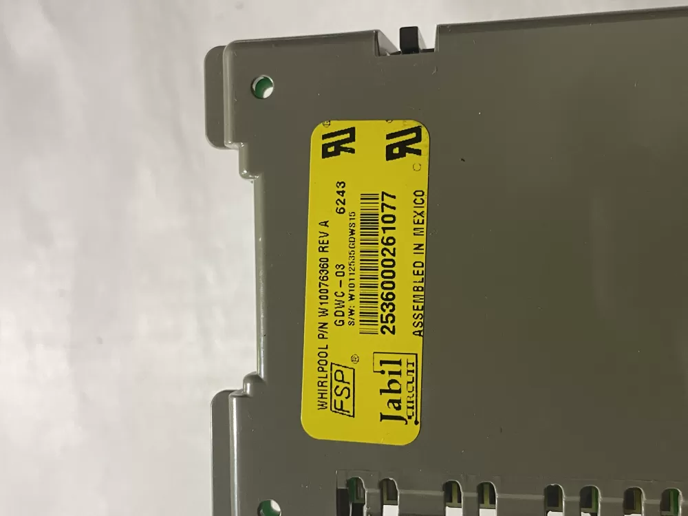 Kenmore KitchenAid W10084141 Dishwasher Control Board AZ198897 | Wm2772