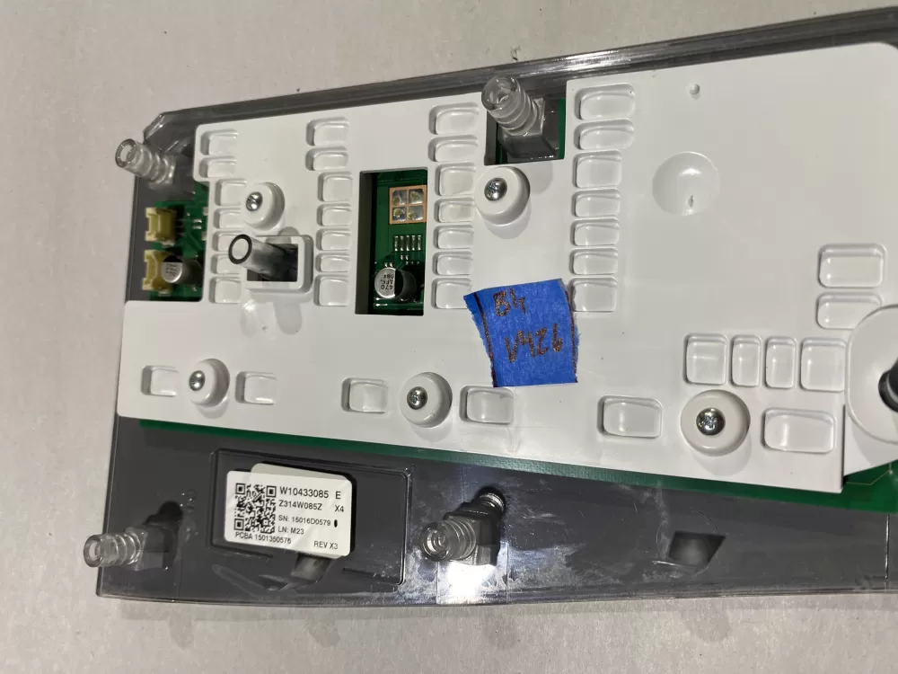 Whirlpool W10750477 Washer Control Board Interface Panel AZ132449 | BKV426