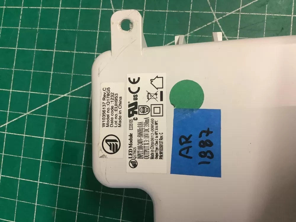 Whirlpool W11038857 Refrigerator Inverter Control Board AZ201479 | AR1887