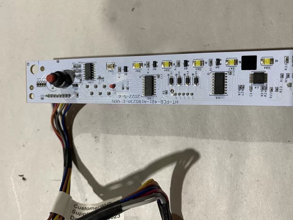 Whirlpool W11612331 Washer Touch Sensor Control Board AZ122706 | BK2245