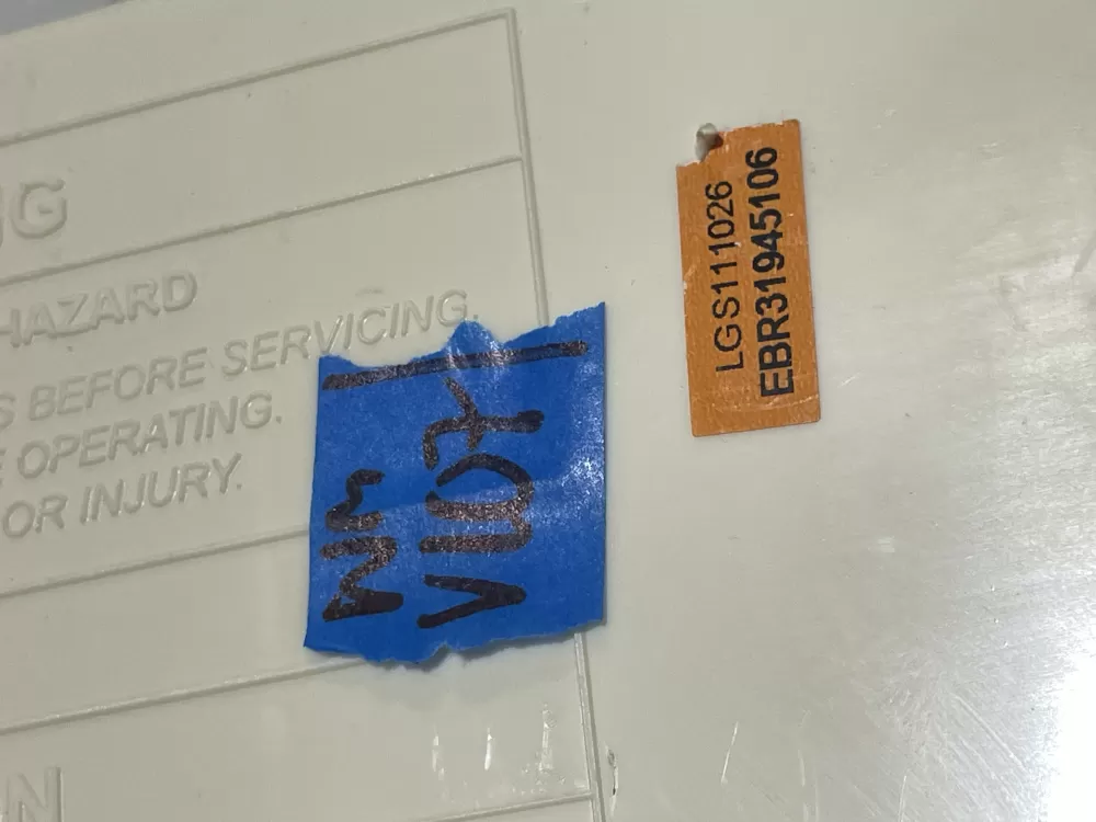LG EBR31945106 EBR71725801 Dryer Control Board AZ163581 | Wmv107