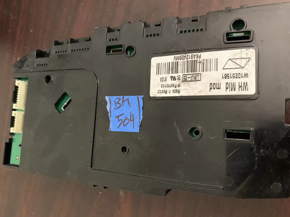 Whirlpool W10251581 Washer Control Board AZ36058 | BK504