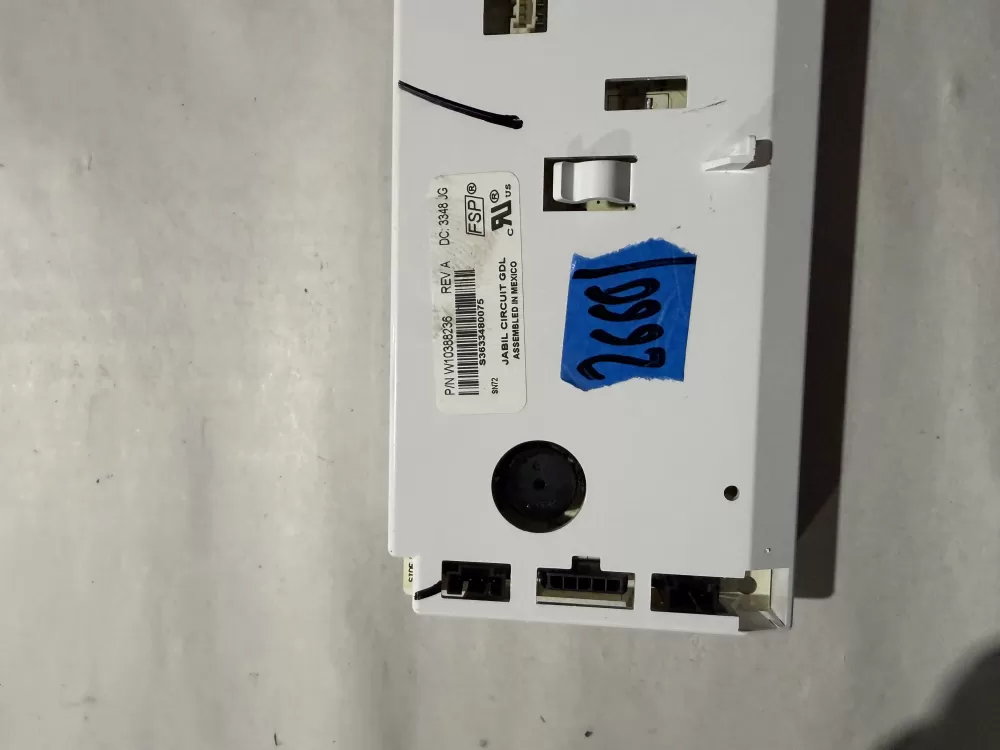 Whirlpool W10388236 Refrigerator Control Dispenser Board AZ225634 | KM2660
