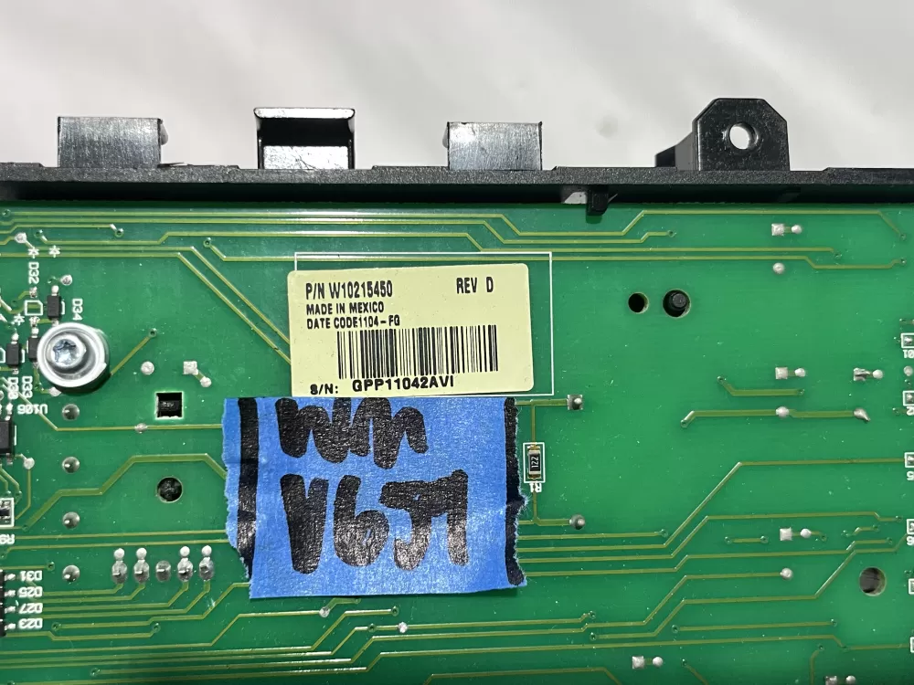 LG Whirlpool Maytag W10215800 W10215450 Washer Control Board  AZ111755 | Wmv659