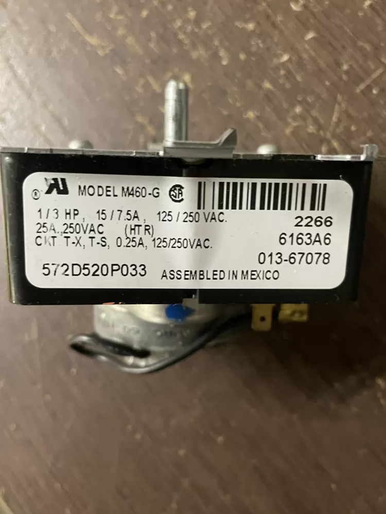 GE 572D520P033 WE4M334 Dryer Timer AZ43739 | Wm1751