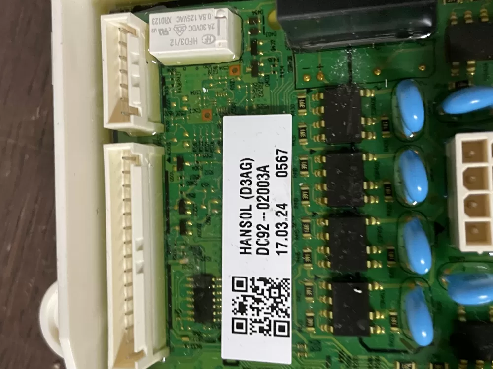 Samsung DC92 02003A Washer Control Board AZ50480 | Wmv457