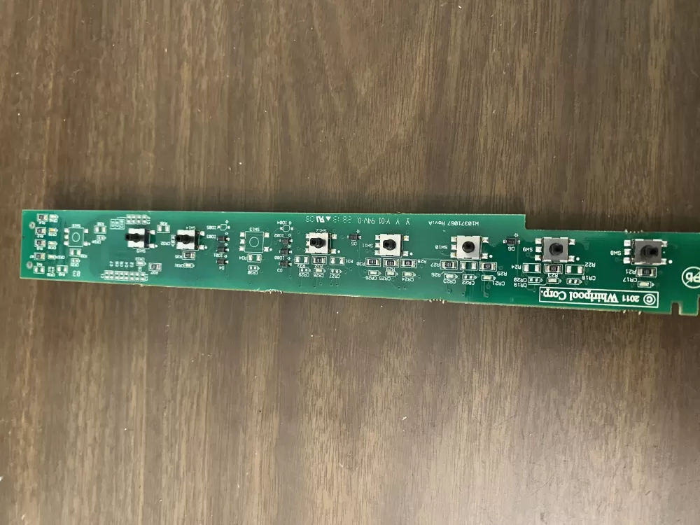 Whirlpool W10350414 Dishwasher Control Board Panel Button AZ86057 | BK809