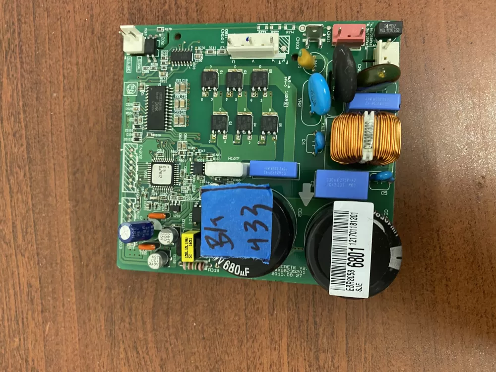 LG EBR80586801 Refrigerator Control Board AZ35666 | BK433