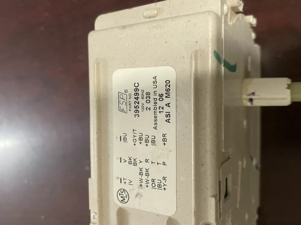 Whirlpool Kenmore 3952499C Washer Timer Stacked Laundry Center AZ97345 | Wm1665