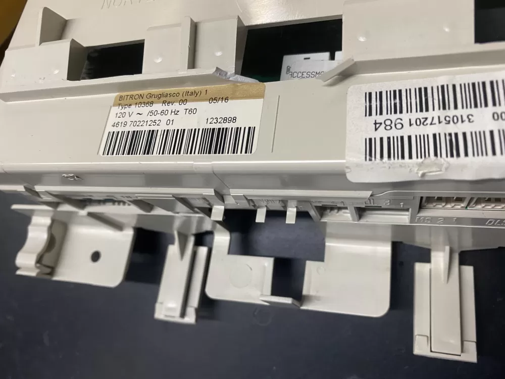 Whirlpool 46197022125201  4619 70221252 01	 Washer Control Board