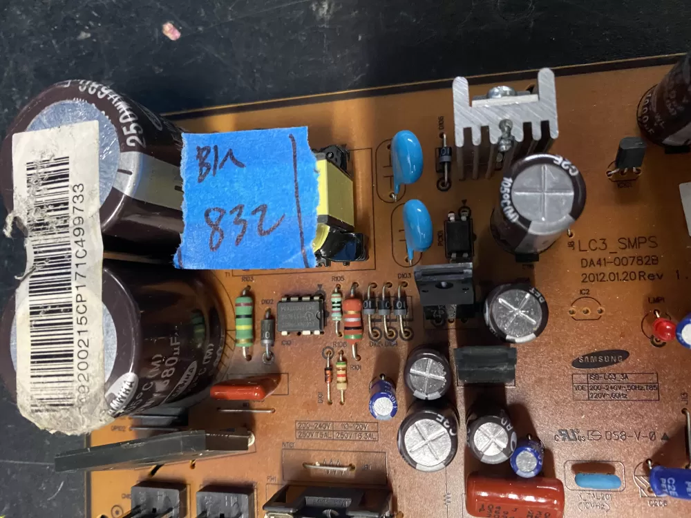 Samsung DA94 00680A DA92 00215C Refrigerator Control Board AZ17415 | BK832