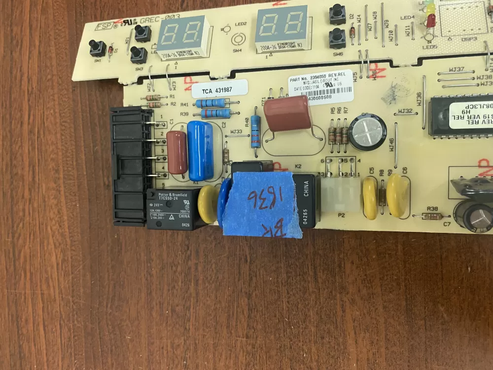 Kenmore 2304050 Refrigerator Control Board AZ51197 | BK1836