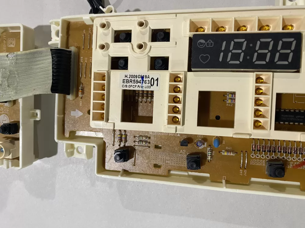 LG EBR59476301 Dryer Control Board Interface AZ157308 | BKV801