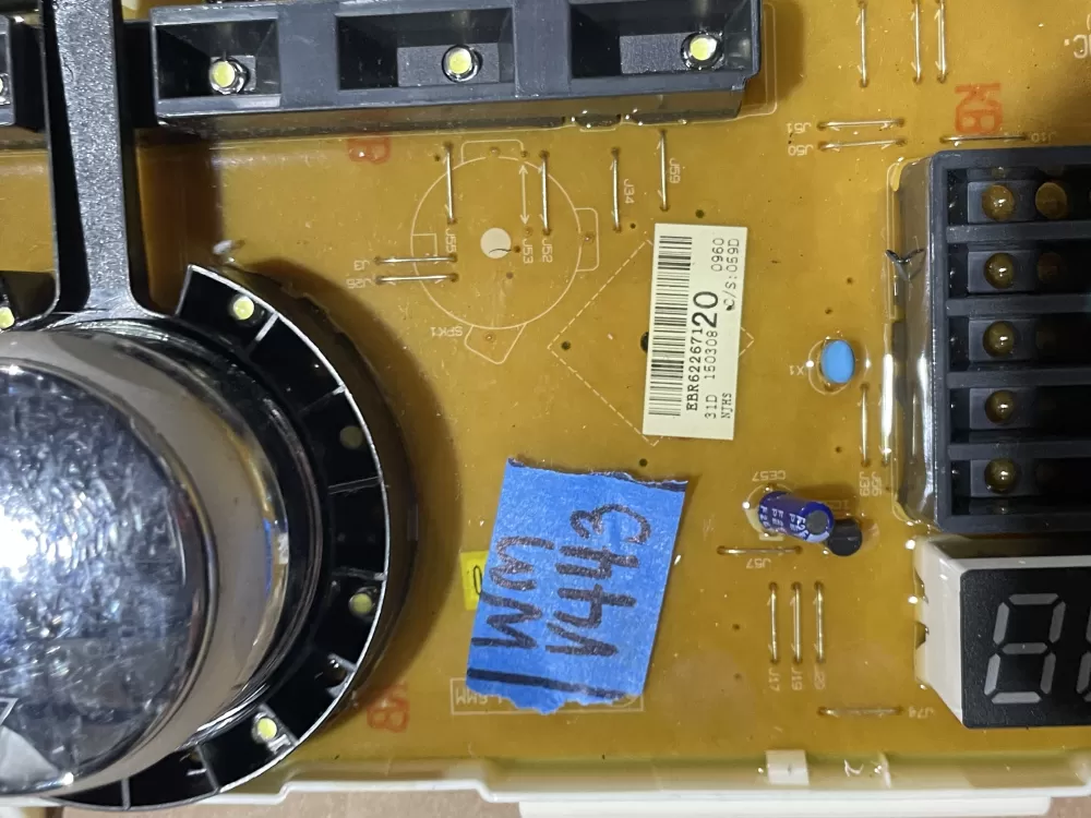 LG EBR62267120 Washer Control Board AZ85127 | Wmv443