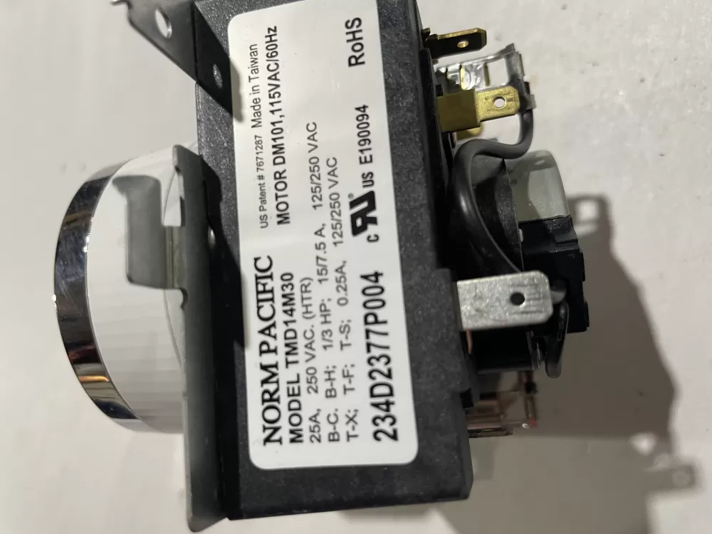 GE WE04X24550 234D2377P004 TMD14M30 Dryer Timer AZ186288 | Wm2742