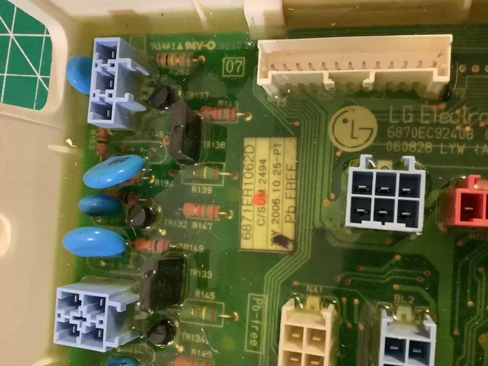 LG Kenmore 6870EC9291C 6871ER1062D Washer Control Board AZ193490 | NRV879