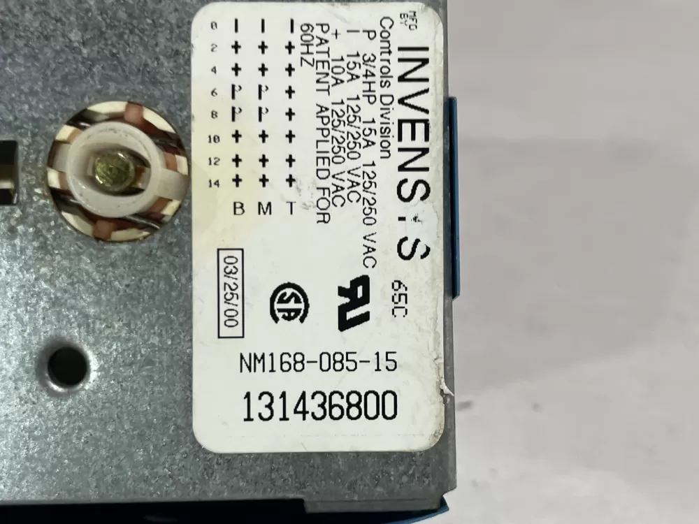 Frigidaire Westinghouse AP2106876 131436800 Washer Timer AZ149358 | Wm1878