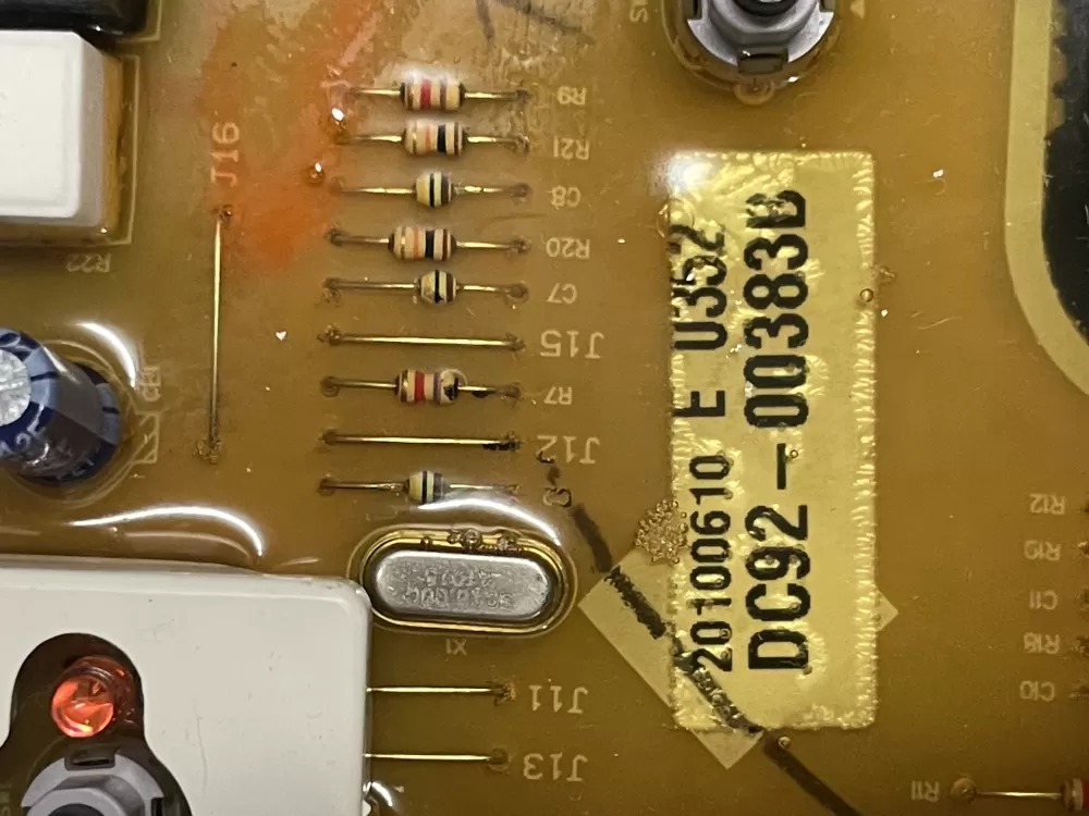 Samsung DC92-00383B Washer Control Board AZ24530 | WMV352