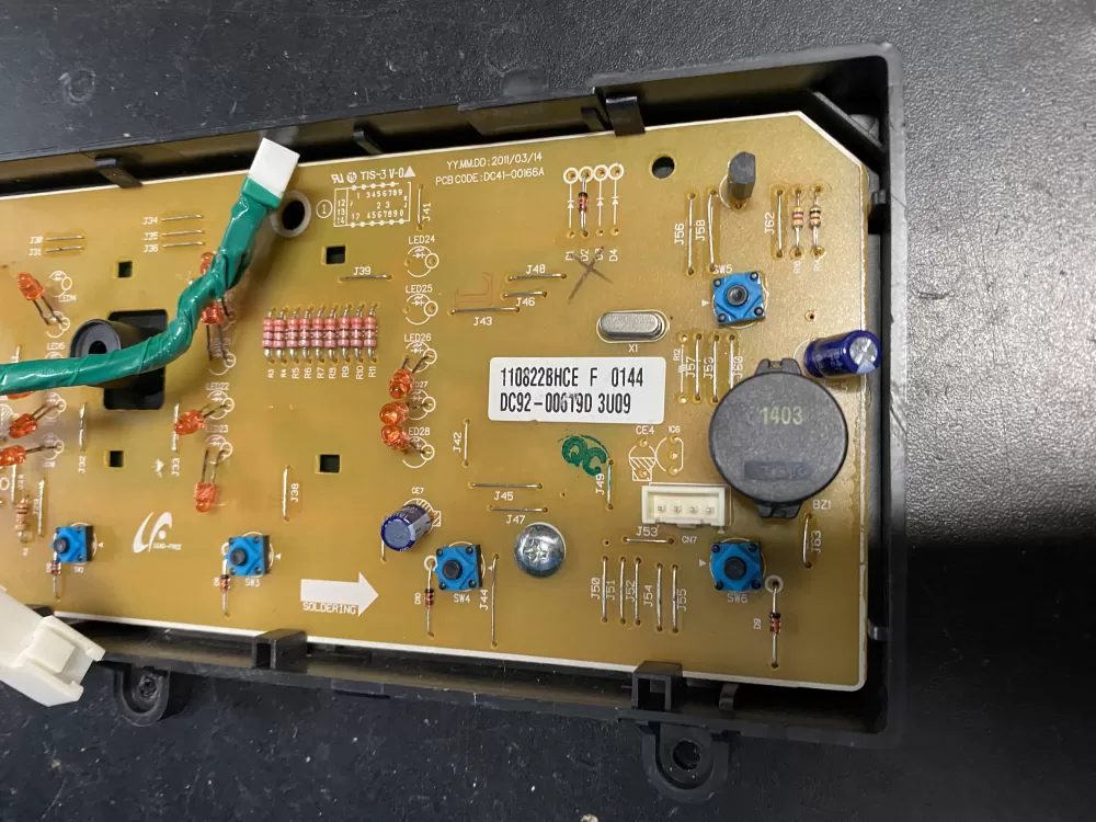 Samsung DC92-00619D Dryer Control Board