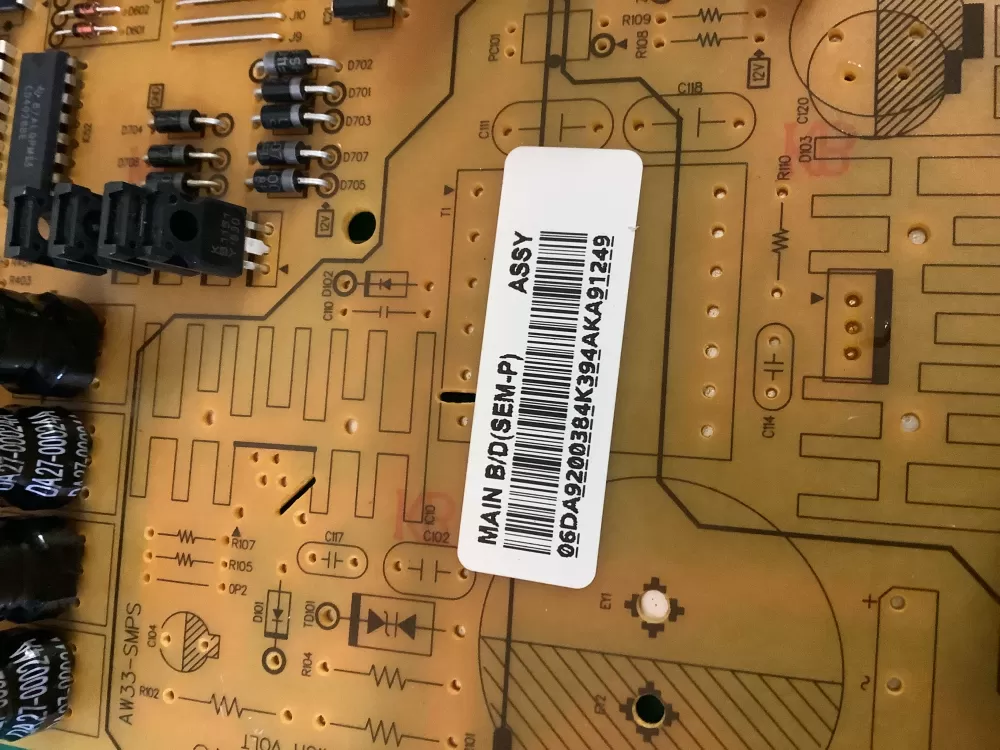 Samsung DA41-00384K Refrigerator Control Board AZ188192 | NRV864