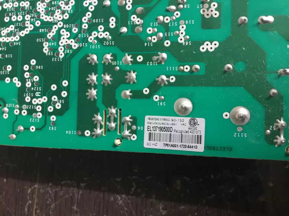 Frigidaire Washer Control Board El137190500d With 137493300 AZ10305 | NR524