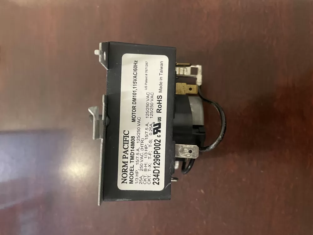 GE 234D1296P002 We04x20089 Dryer Timer AZ45096 | KM820