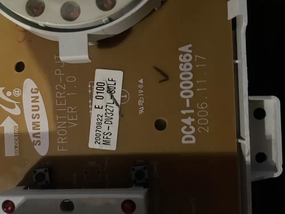 Samsung DC41-00066A Washer Control Board AZ35104 | Wm400