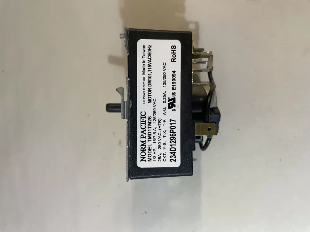 Kenmore  General Electric WE4M521 WE04X22654 PS11721520 234D1296P017 Dryer Timer