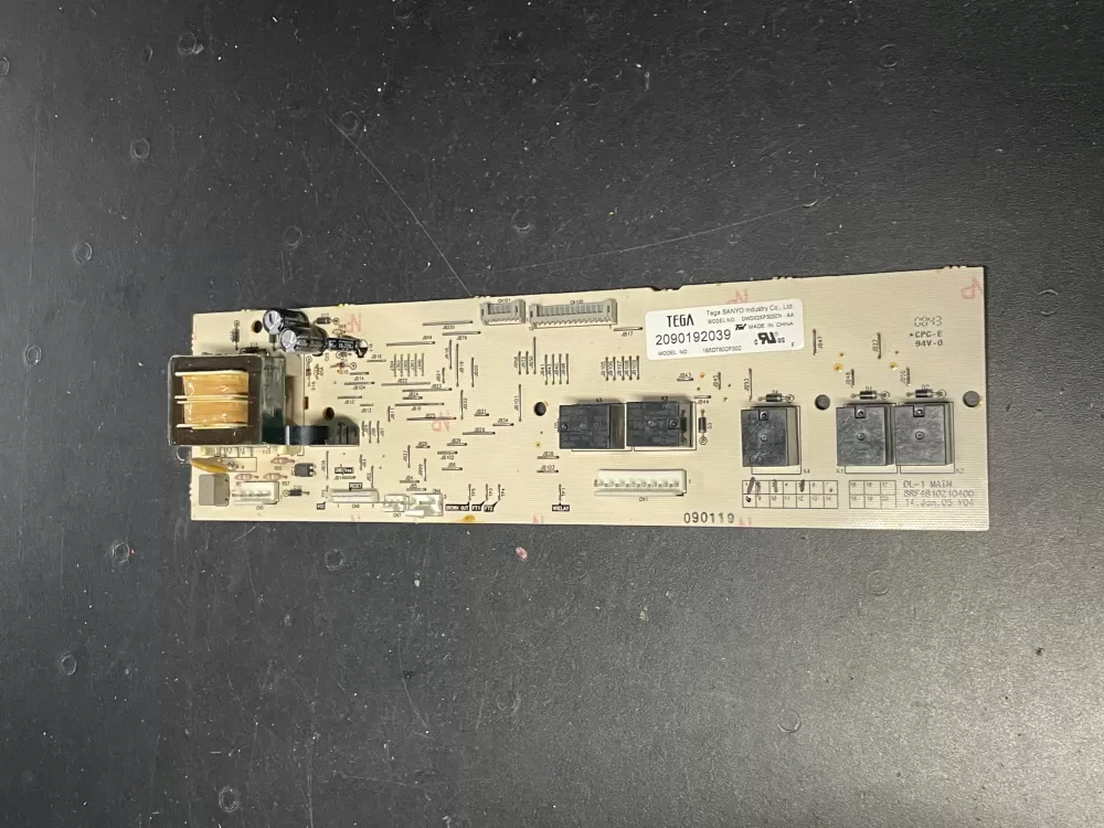 GE 165D7802P302 Dishwasher Control Board