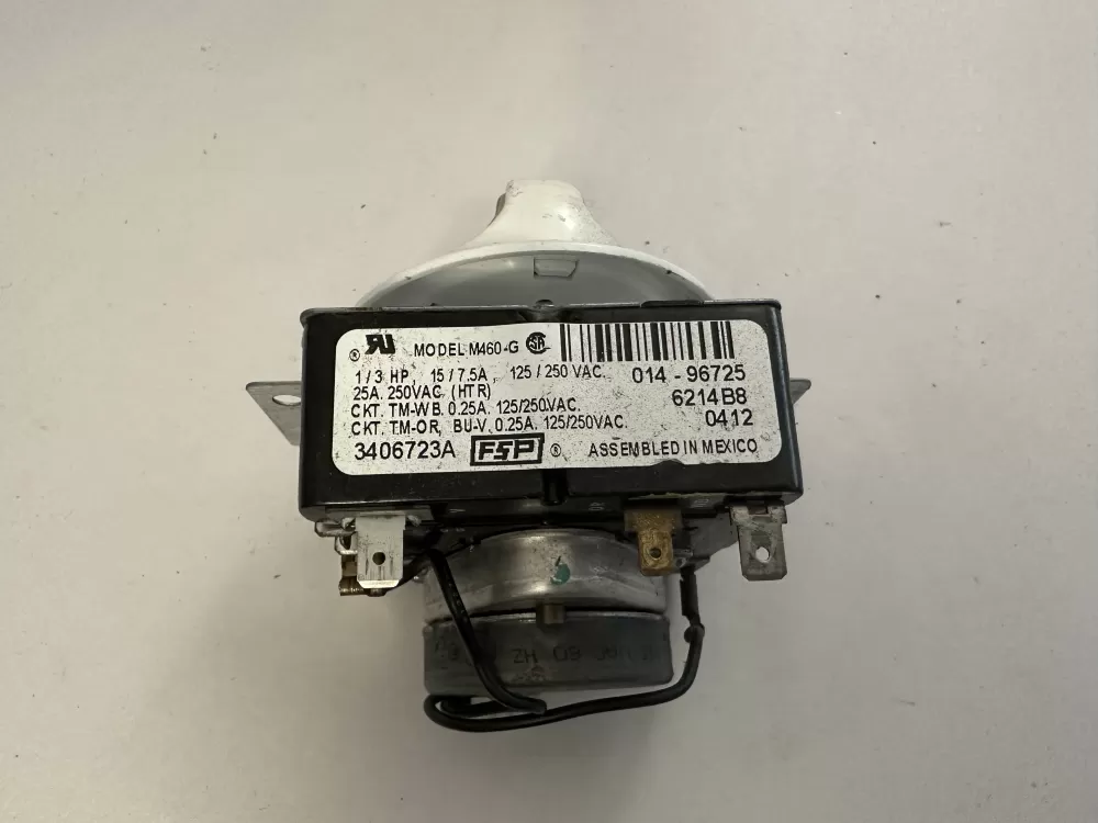 Whirlpool 3406723A 4433735 AP6008572 PS11741712 Dryer Timer AZ1901 | NT468