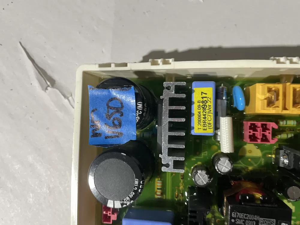 LG EBR44289817 EAX44288302 Washer Control Board AZ201337 | Wmv650