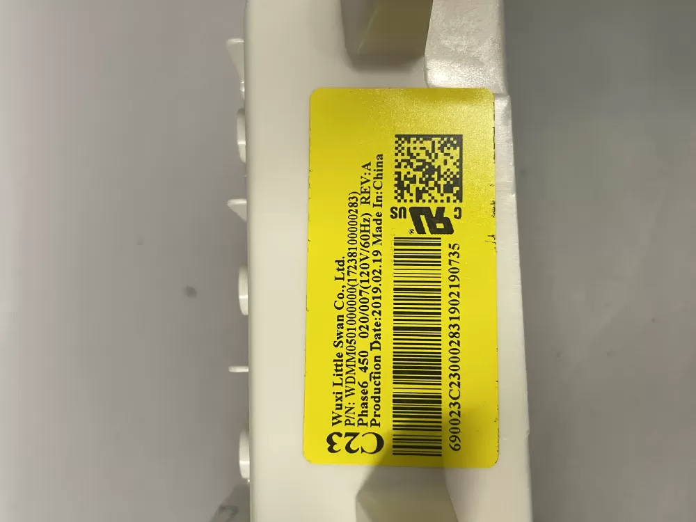 GE WH12X27293 17238100000283 Washer Control Board AZ226509 | Wmv457