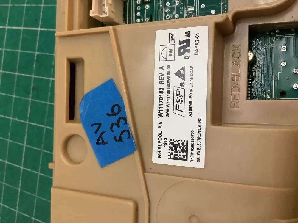 Kenmore Amana W11306302 PS12704698 Dishwasher Control Board AZ218337 | ARV536