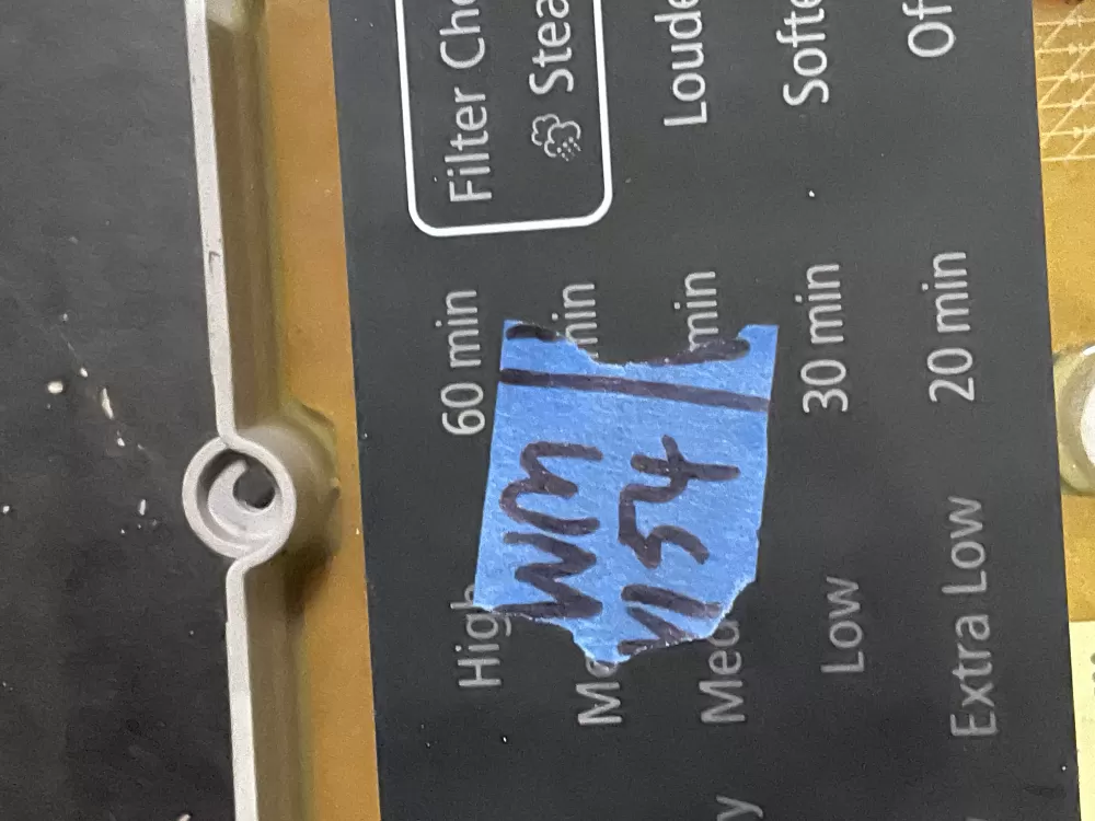 Samsung DC92 00127A Dryer Control Board AZ27788 | WMV154