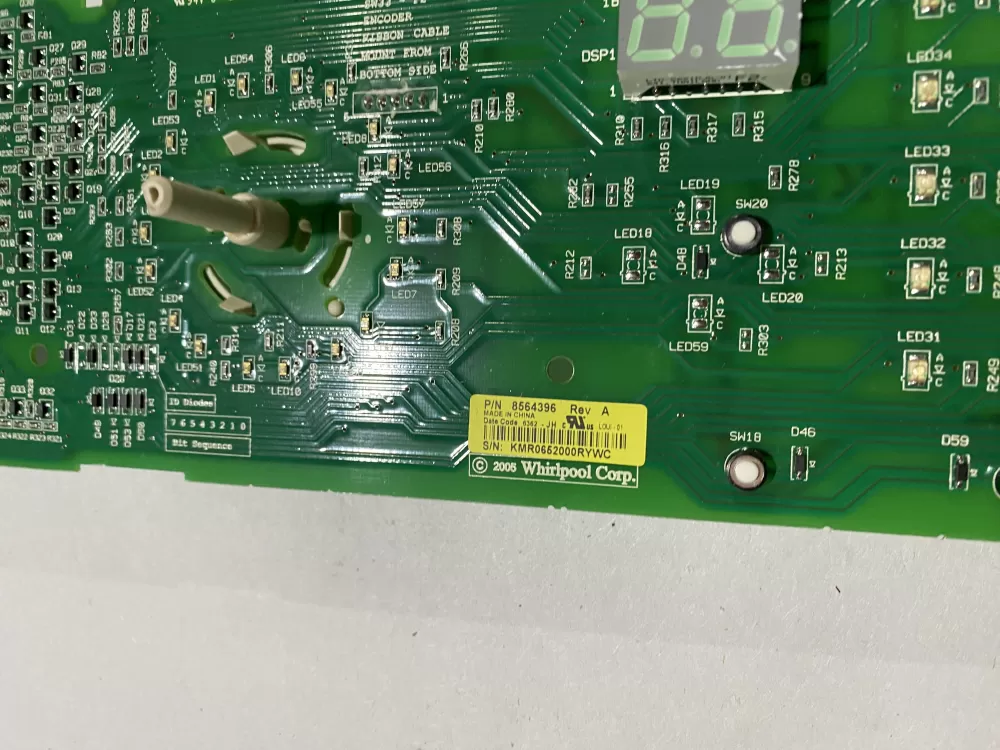 Kenmore 8564396 8564400 WP8564396 Dryer Control Board AZ177297 | BK2643