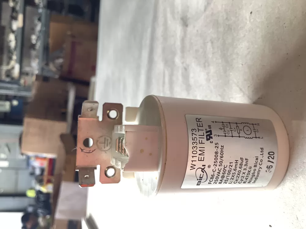 Maytag  Kenmore  Whirlpool  Amana  Sears W11033573 Washer EMI Filter