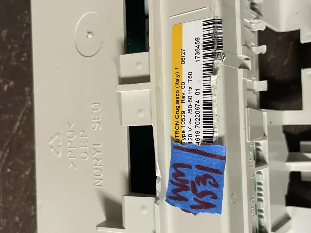 Whirlpool 46197022067401 Washer Main Control Board CCU AZ51662 | Wmv531