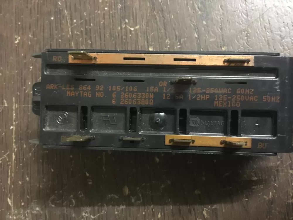 Maytag 6 2606330W Washer Push Button Selector Switch AZ16781 | NR32