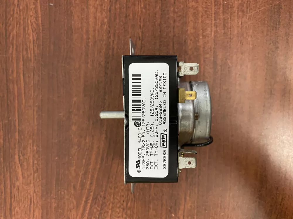 Whirlpool  Kenmore  Roper  Estate AP6009020 3393934 3976569 WP3976569 PS11742162 Dryer Timer