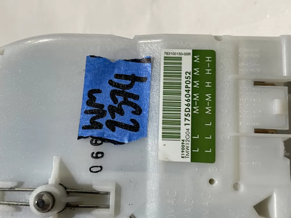 GE WH12X10535 175D6604P052 Washer Timer AZ141681 | Wm2374