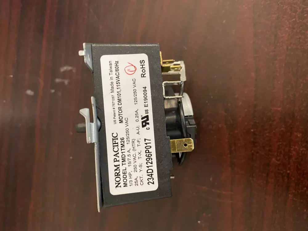 Kenmore  General Electric WE4M521 WE04X22654 PS11721520 234D1296P017 Dryer Timer