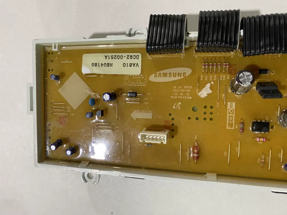 GE Samsung DC92-00251A Dryer Control Board AZ156402 | BKV797