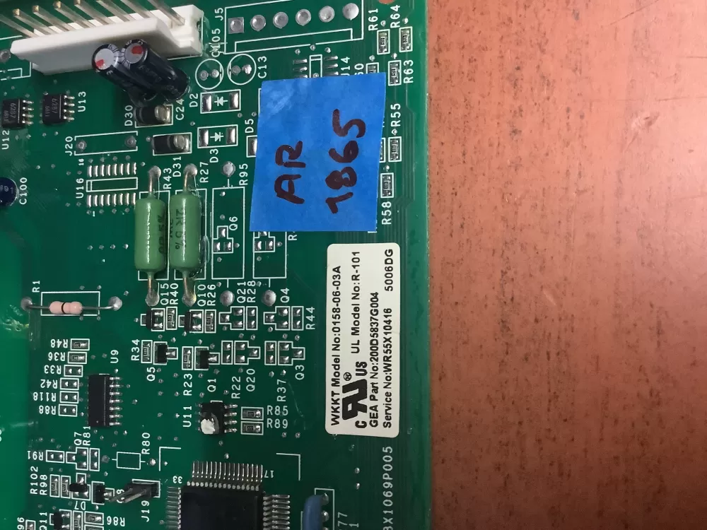 GE 200D5837G004 WR55X10942C Refrigerator Control Board AZ195670 | AR1865