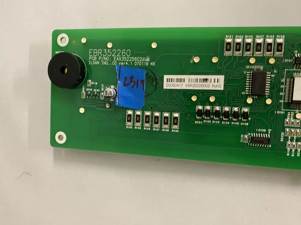 LG EBR35226002 Refrigerator Dispenser Display Control Board AZ203141 | BK2319