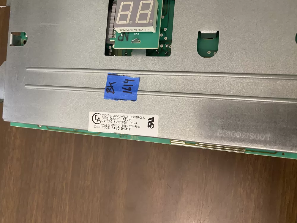Maytag 6 2725860 Washer Control Board Display Interface AZ101309 | BK1614